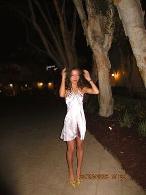 Satin Halter Mini Dress in Pale purple
